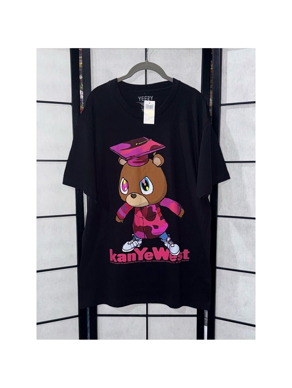 Yeezy KanYeWest Graduation Bear Takashi Murakami Graphic T-Shirt Size Large NWT